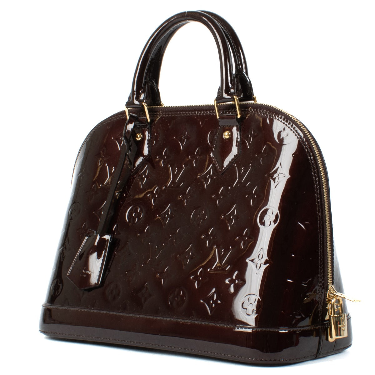 Sac Alma PM Louis Vuitton Monogram Vernis Amarante