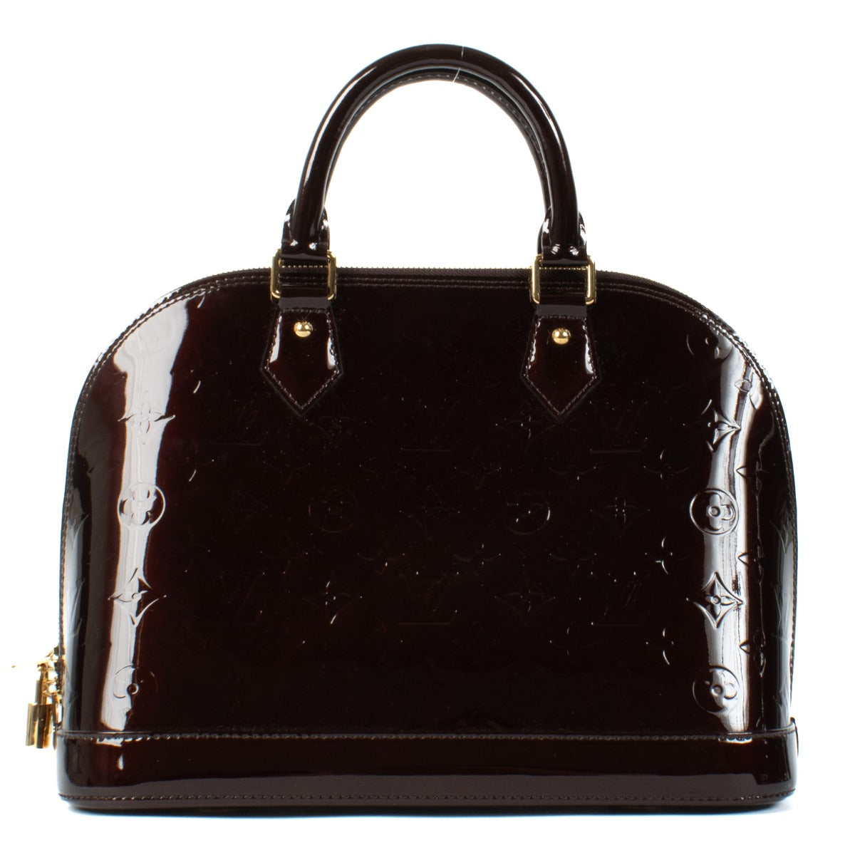 Sac Alma PM Louis Vuitton Monogram Vernis Amarante