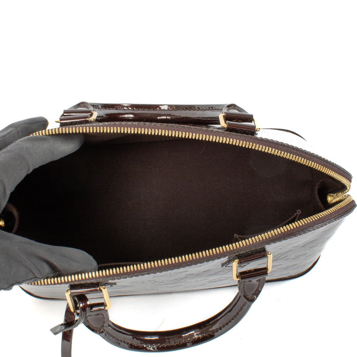 Sac Alma PM Louis Vuitton Monogram Vernis Amarante