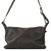 Shop 100% authentic Delvaux Chocolate Brown Brillant Besace Shoulder Bag at Labellov.com.