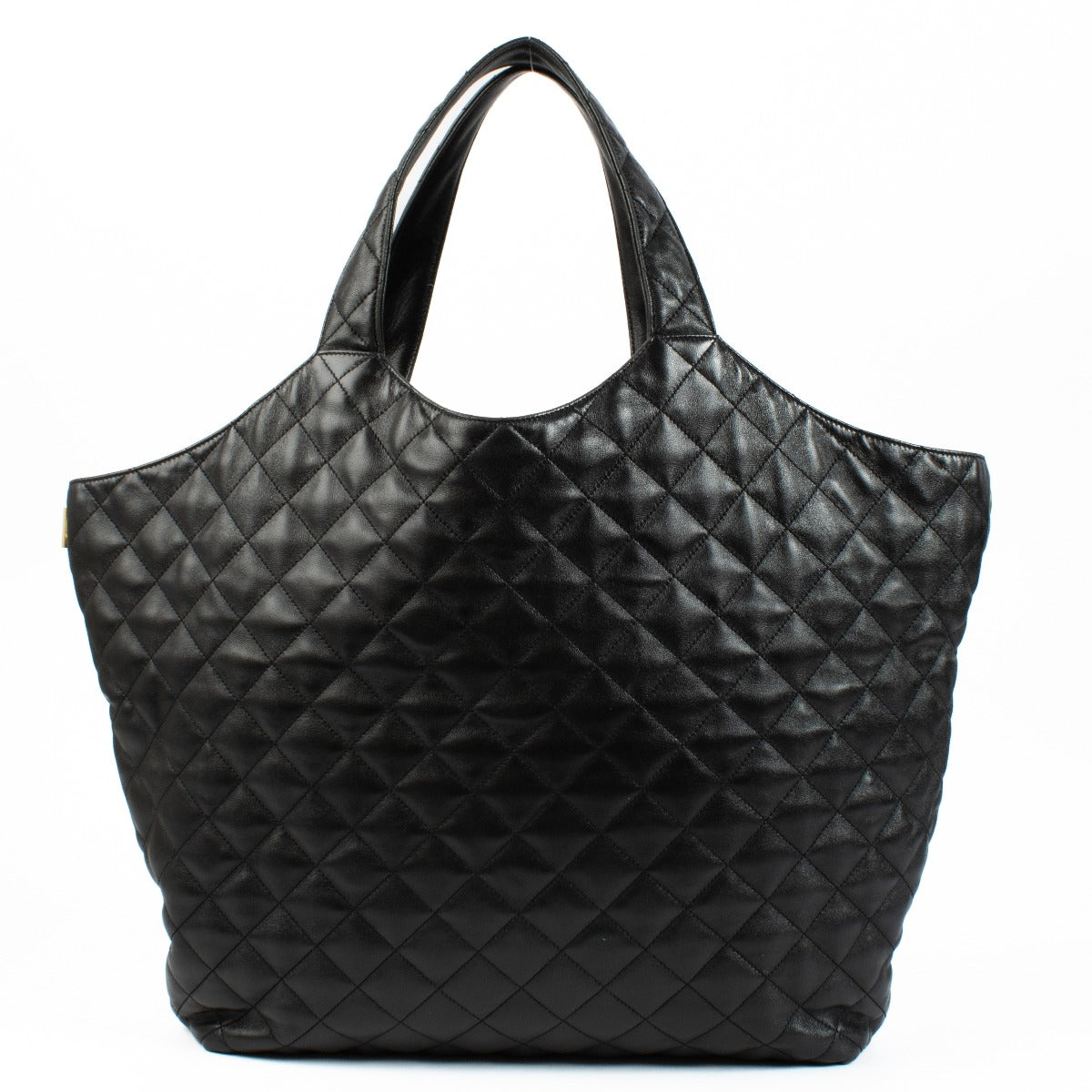 Saint Laurent Black Nappa Icare Maxi Shopping Bag