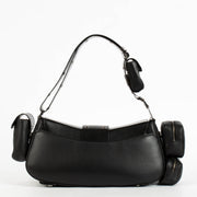 Authentic pre-loved Christian Dior Black Leather Street Chic Colombus Bag on Labellov.com