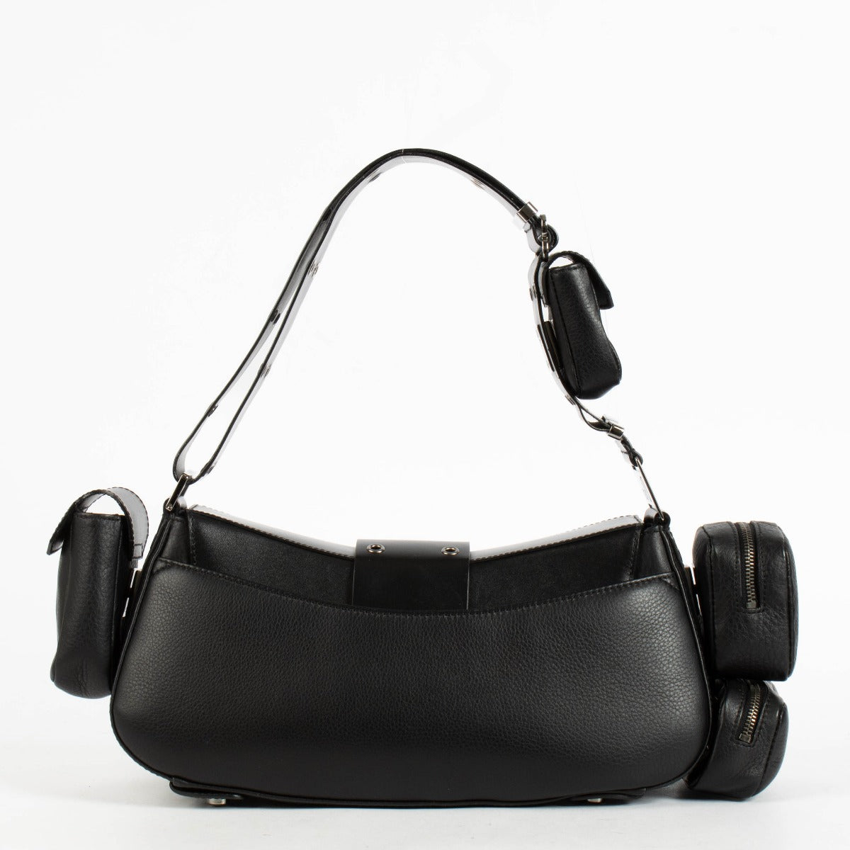 Authentic pre-loved Christian Dior Black Leather Street Chic Colombus Bag on Labellov.com