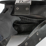 Authentic pre-loved Christian Dior Black Leather Street Chic Colombus Bag on Labellov.com