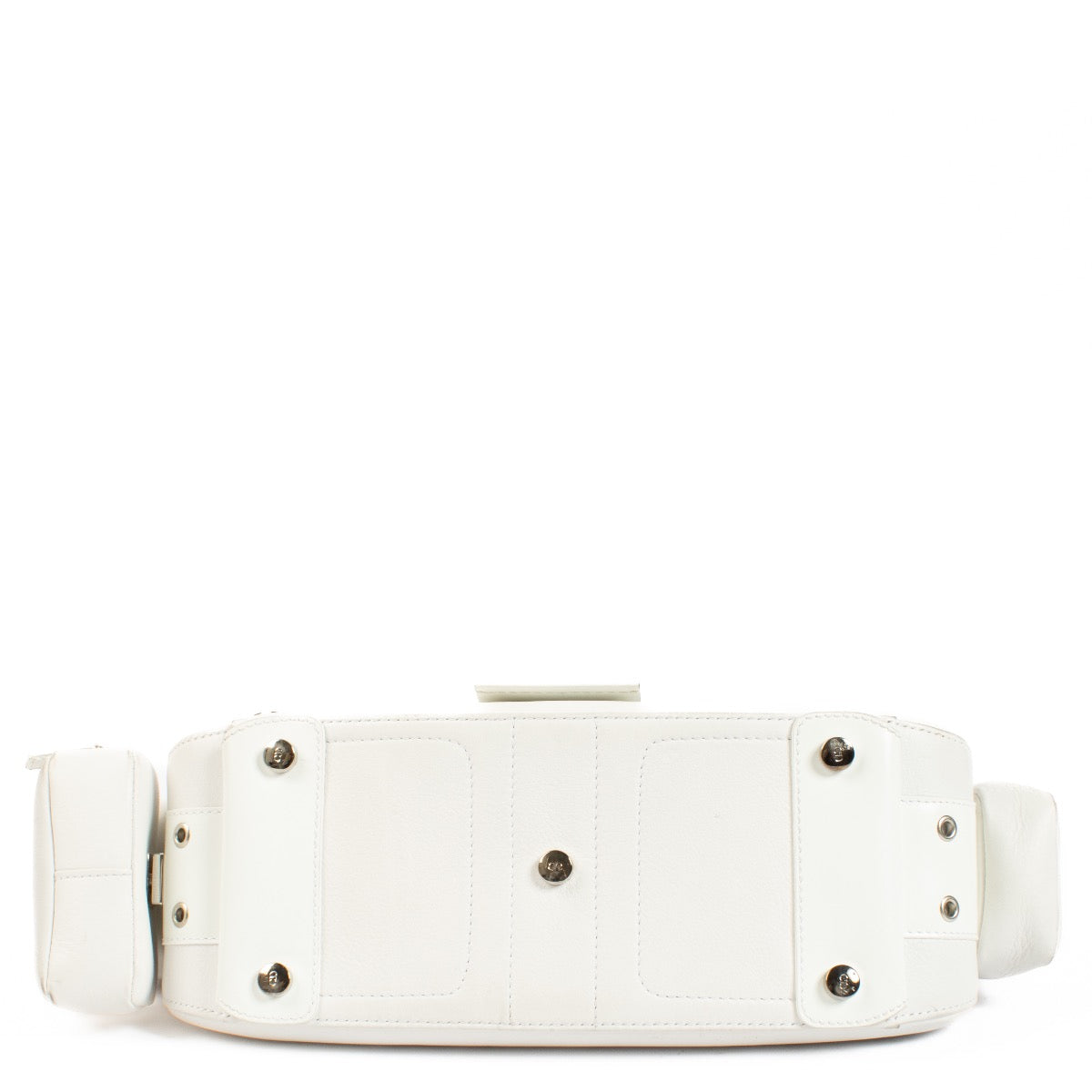 Authentic Second hand Christian Dior White Street Chic Columbus Avenue Bag on labellov.com