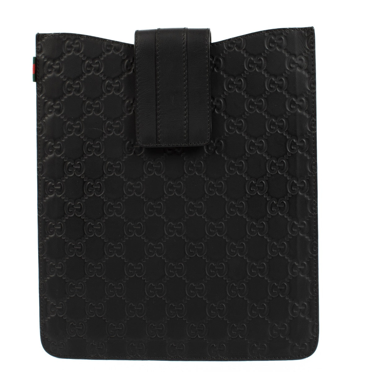 Buy authentic second hand Gucci Black Guccissima Rubber iPad Case at Labellov.com