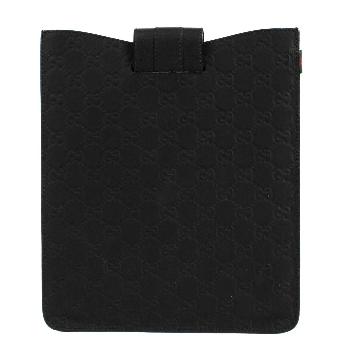 Buy authentic second hand Gucci Black Guccissima Rubber iPad Case at Labellov.com