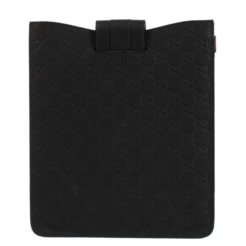 Buy authentic second hand Gucci Black Guccissima Rubber iPad Case at Labellov.com