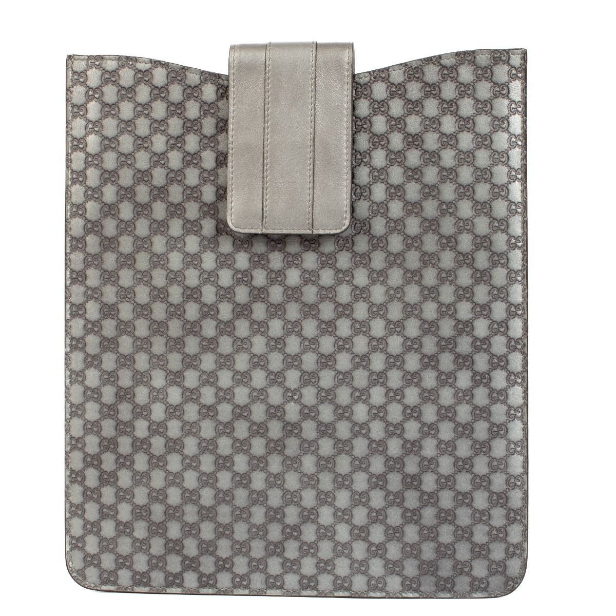 Étui iPad Gucci Microguccissima Argent