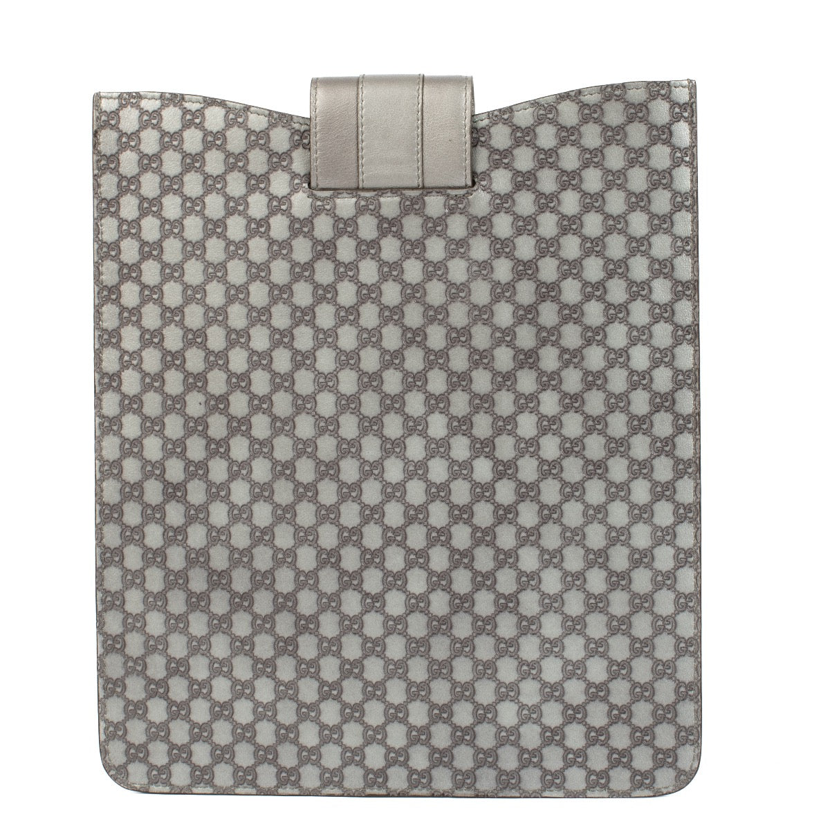 Étui iPad Gucci Microguccissima Argent