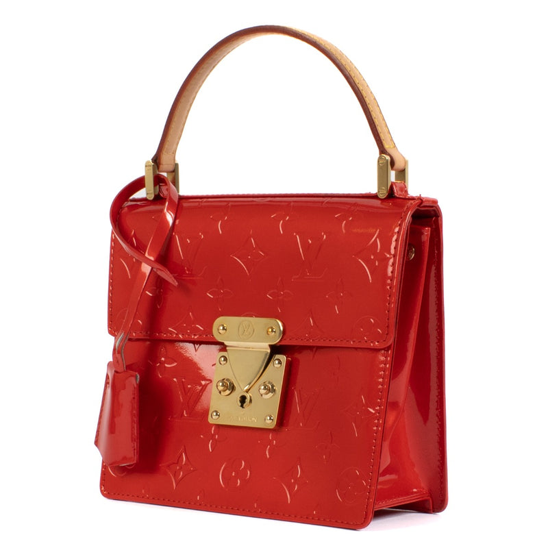 Louis Vuitton Red Monogram Vernis Spring Street Bag