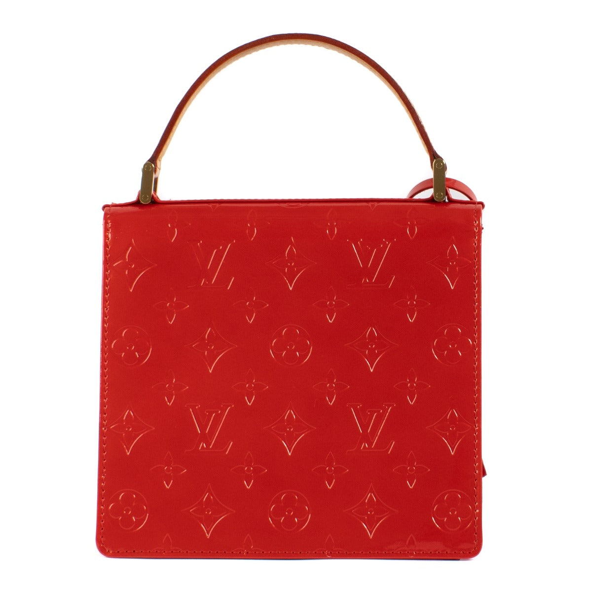 Louis Vuitton Red Monogram Vernis Spring Street Bag