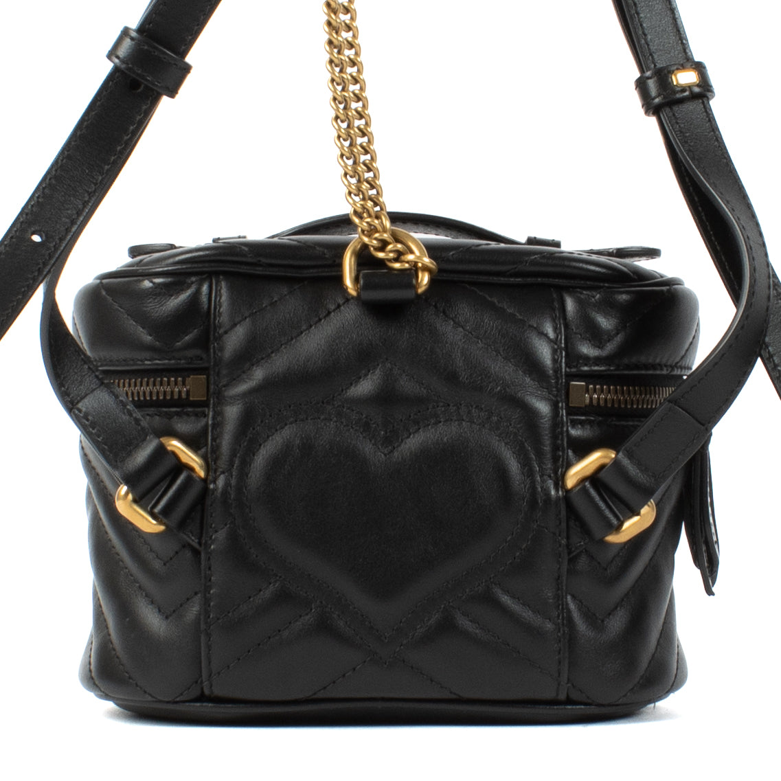 Mini sac à dos Gucci GG Marmont noir