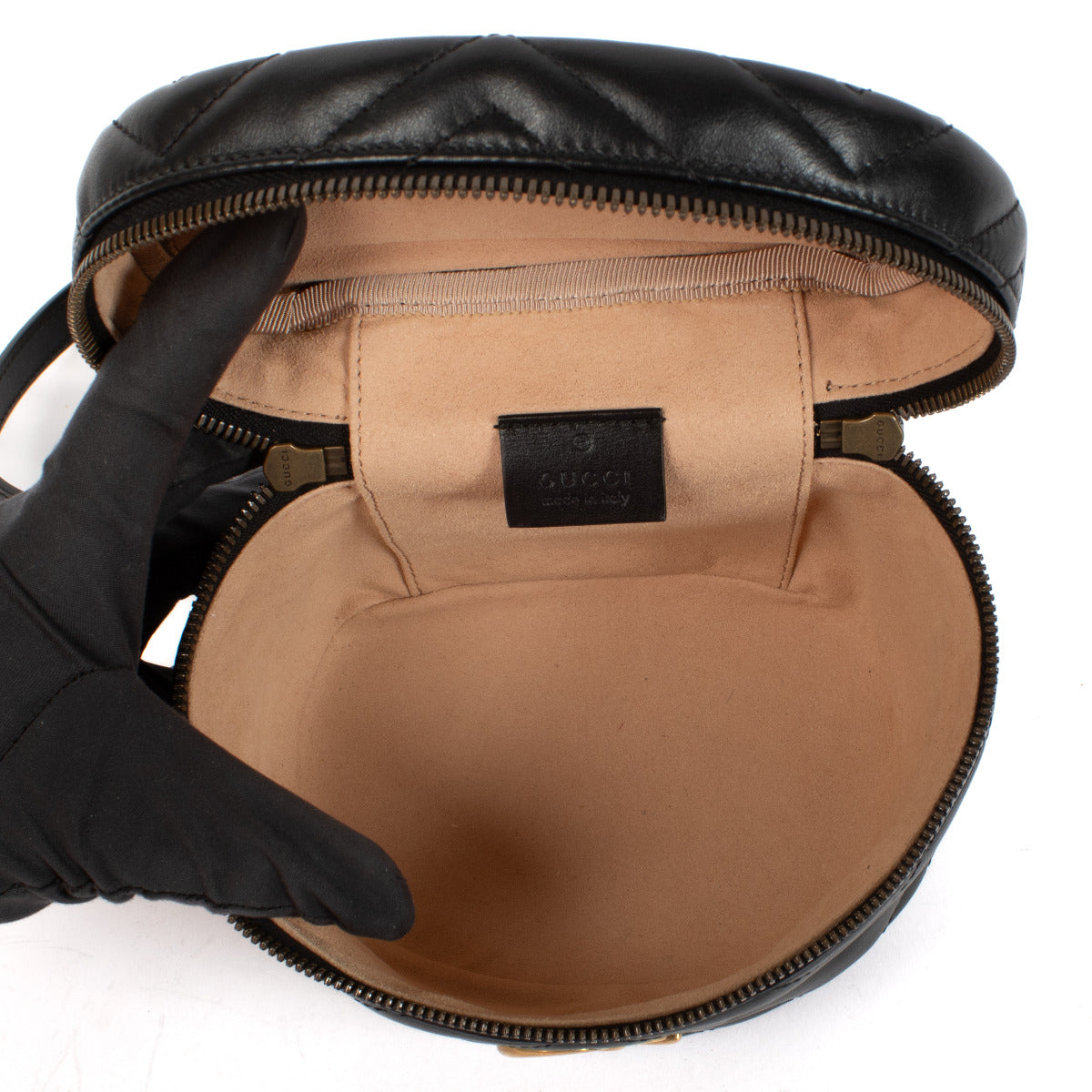 Mini sac à dos Gucci GG Marmont noir