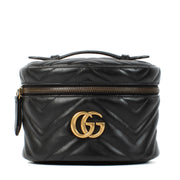 Gucci Black GG Marmont Mini Backpack