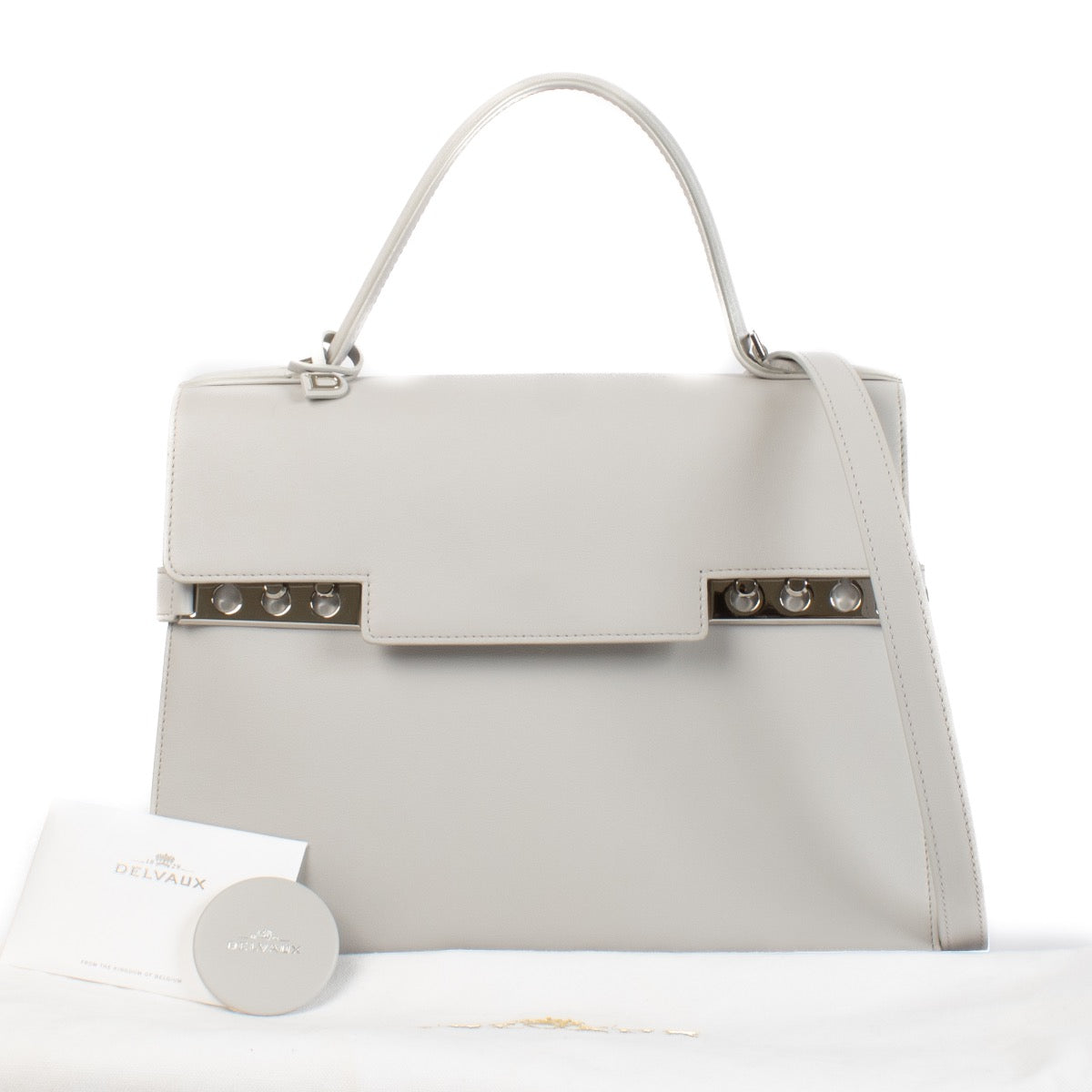 shop 100% authentic second hand Delvaux Lin Calf Souple Tempête GM on Labellov.com