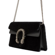 shop 100% authentic second hand Gucci Black Velvet Super Mini Dionysus Bag on Labellov.com