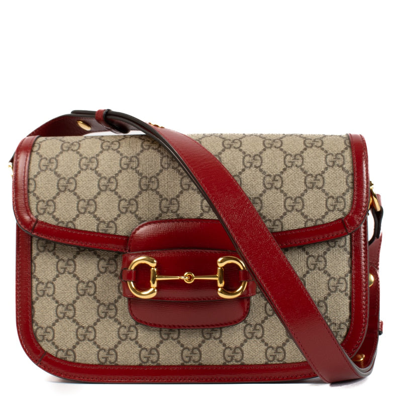 shop 100% authentic second hand Gucci GG Canvas Horsebit 1955 Bag on Labellov.com