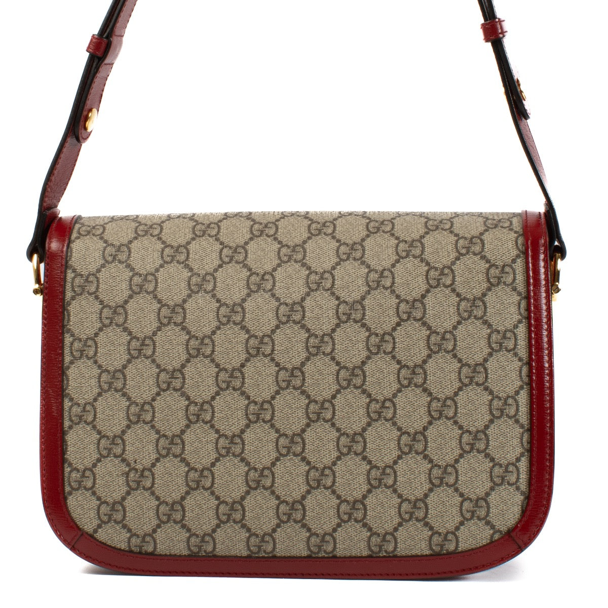 shop 100% authentic second hand Gucci GG Canvas Horsebit 1955 Bag on Labellov.com