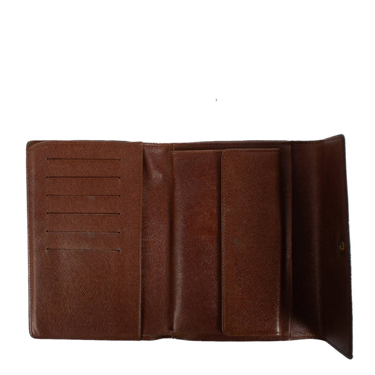 Shop 100% authentic Louis Vuitton Monogram Ebene Porte Tresor Wallet at Labellov.com.