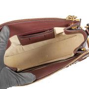 Shop 100% authentic Chloé Burgundy Roy Leather Crossbody at Labellov.com.