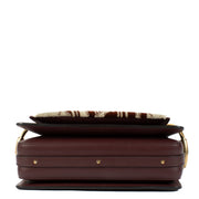 Shop 100% authentic Chloé Burgundy Roy Leather Crossbody at Labellov.com.