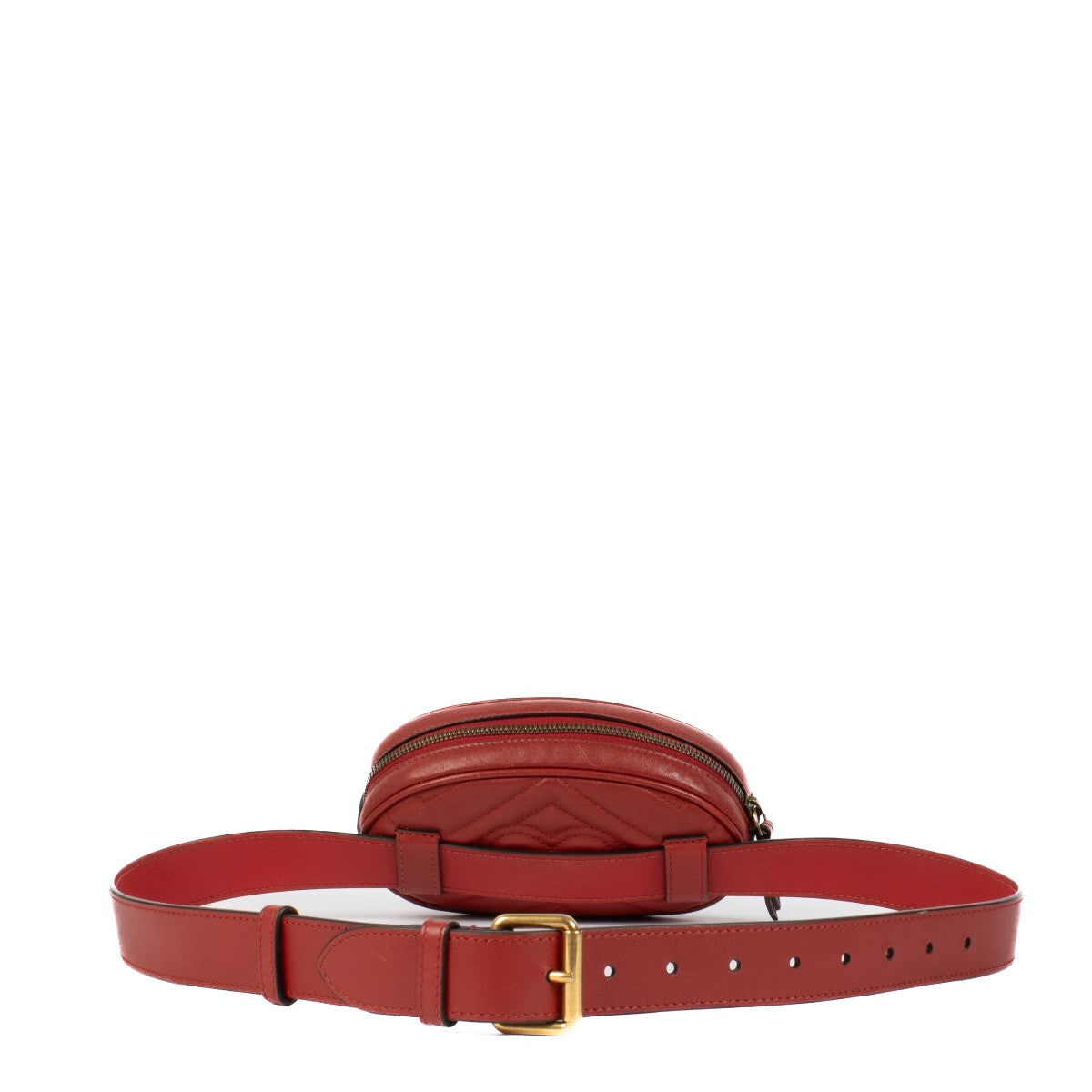 Shop 100% authentic Gucci Hibiscus Red Marmont Belt Bag at Labellov.com.