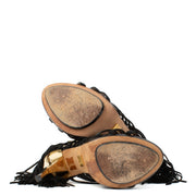 Shop 100% authentic Herve Leger Black/Gold Heels - Size 37 at Labellov.com.