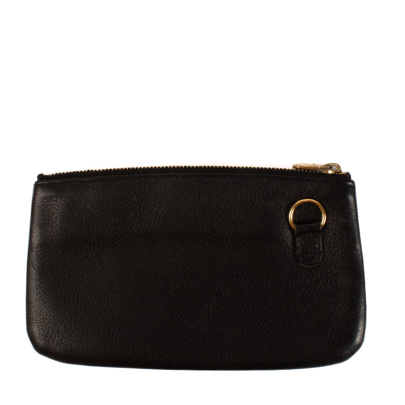 shop 100% authentic second hand Delvaux Black Leather Pouch on Labellov.com