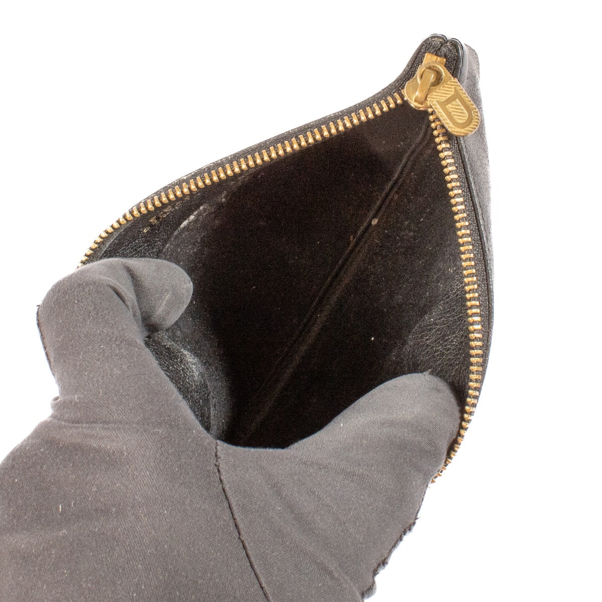 shop 100% authentic second hand Delvaux Black Leather Pouch on Labellov.com