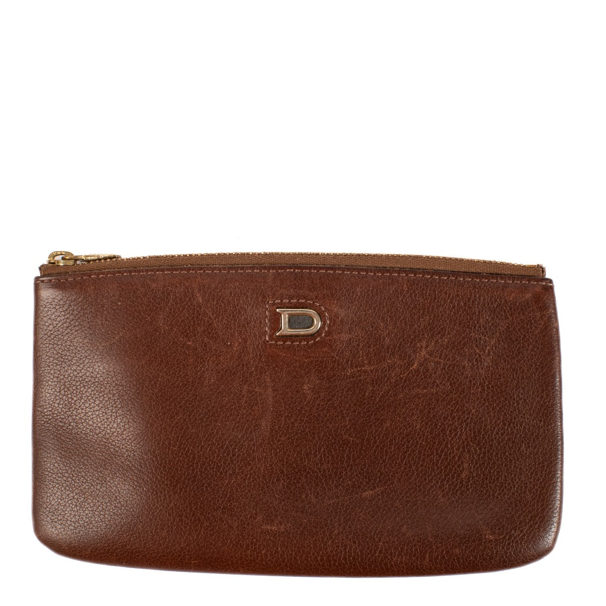shop 100% authentic second hand Delvaux Brown Leather Pouch on Labellov.com