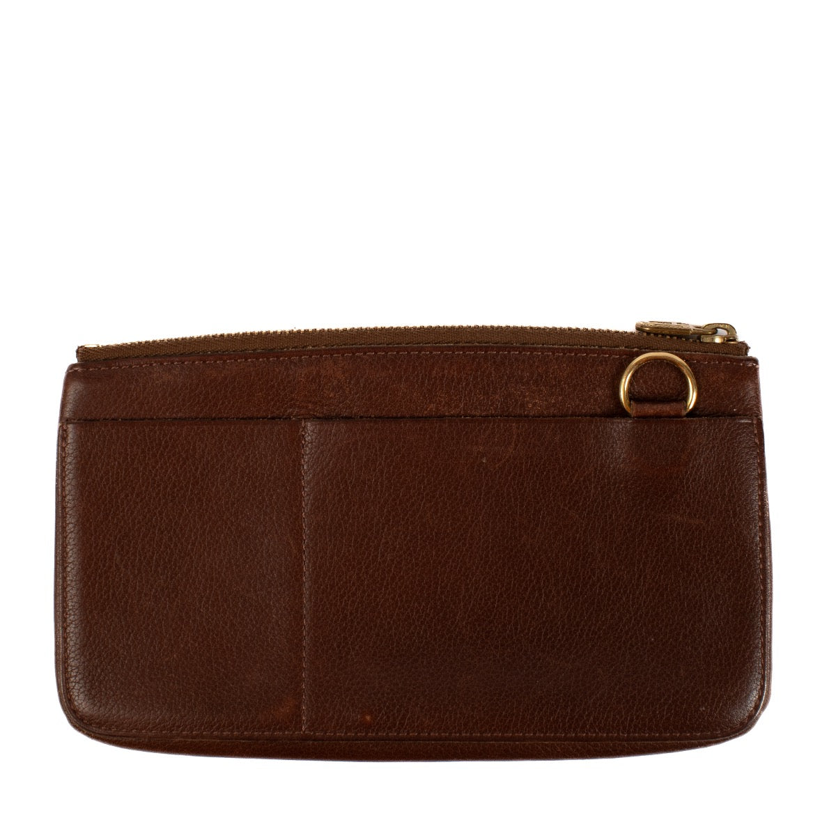 shop 100% authentic second hand Delvaux Brown Leather Pouch on Labellov.com