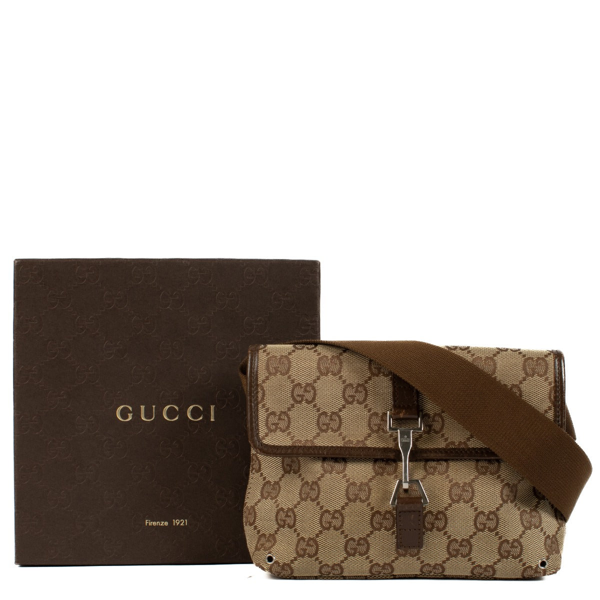 Shop 100% authentic secondhand Gucci Monogram GG Canvas Belt Crossbody Bag on Labellov.com