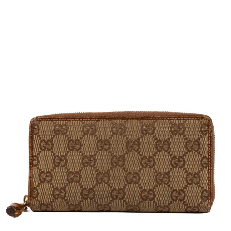 shop 100% authentic second hand Gucci GG Canvas Zippy Wallet on Labellov.com