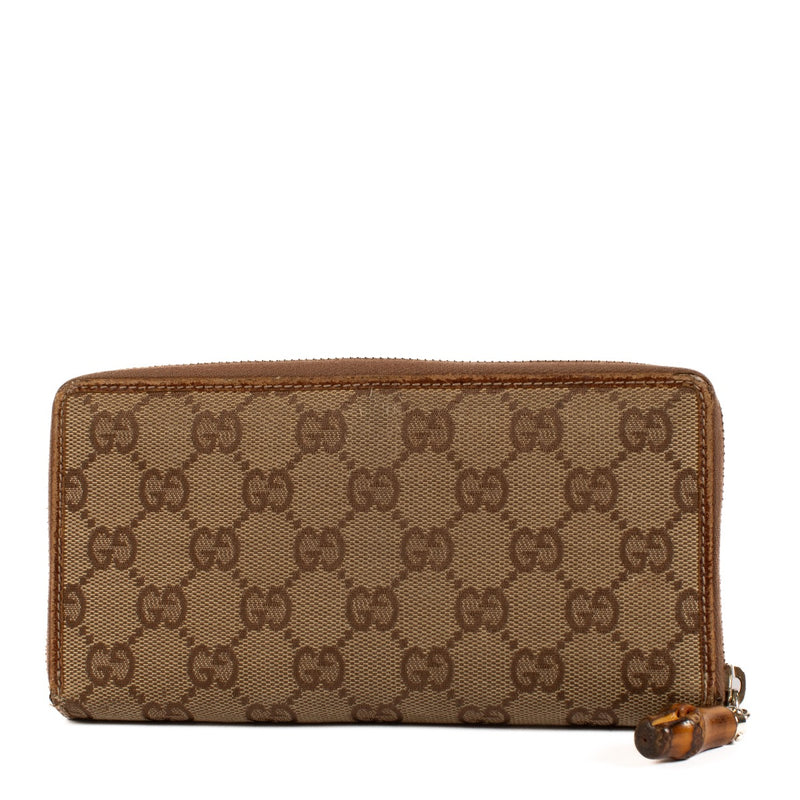 shop 100% authentic second hand Gucci GG Canvas Zippy Wallet on Labellov.com