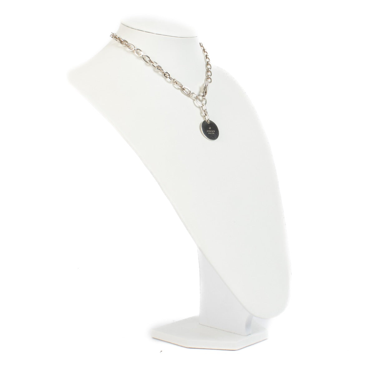 Gucci Sterling Silver Pendant Necklace/Bracelet