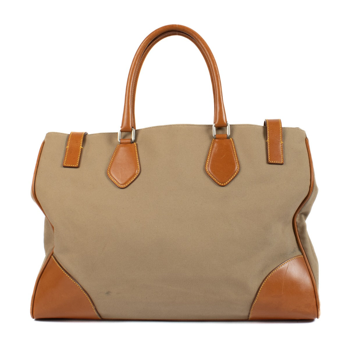 Shop 100% authentic secondhand Prada Brown Canvas Bag on Labellov.com
