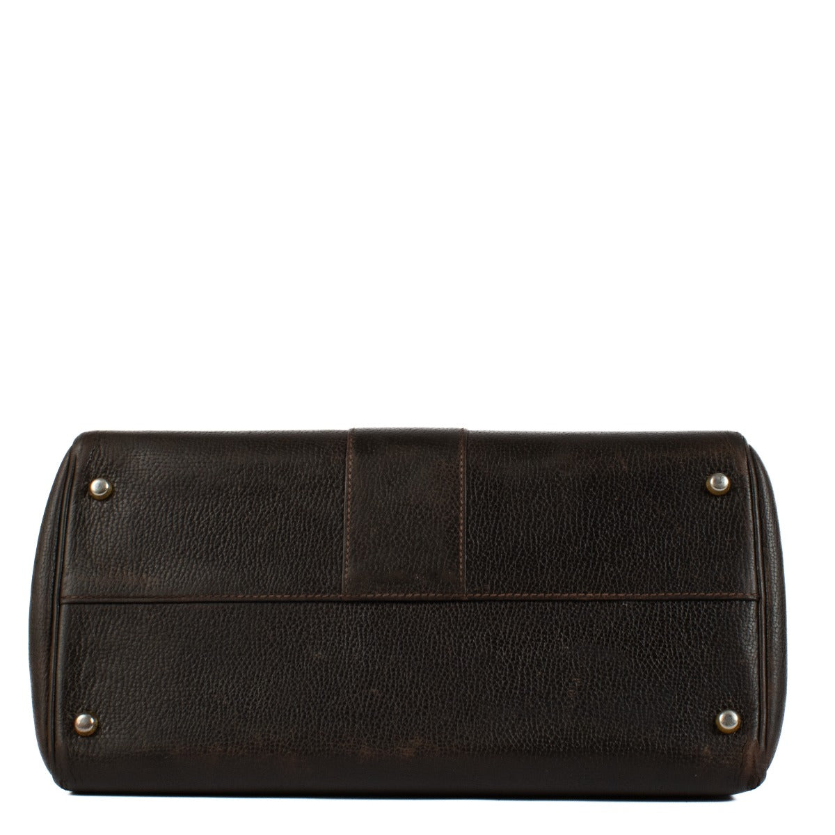 Delvaux Chocolate Brown Leather Brillant MM