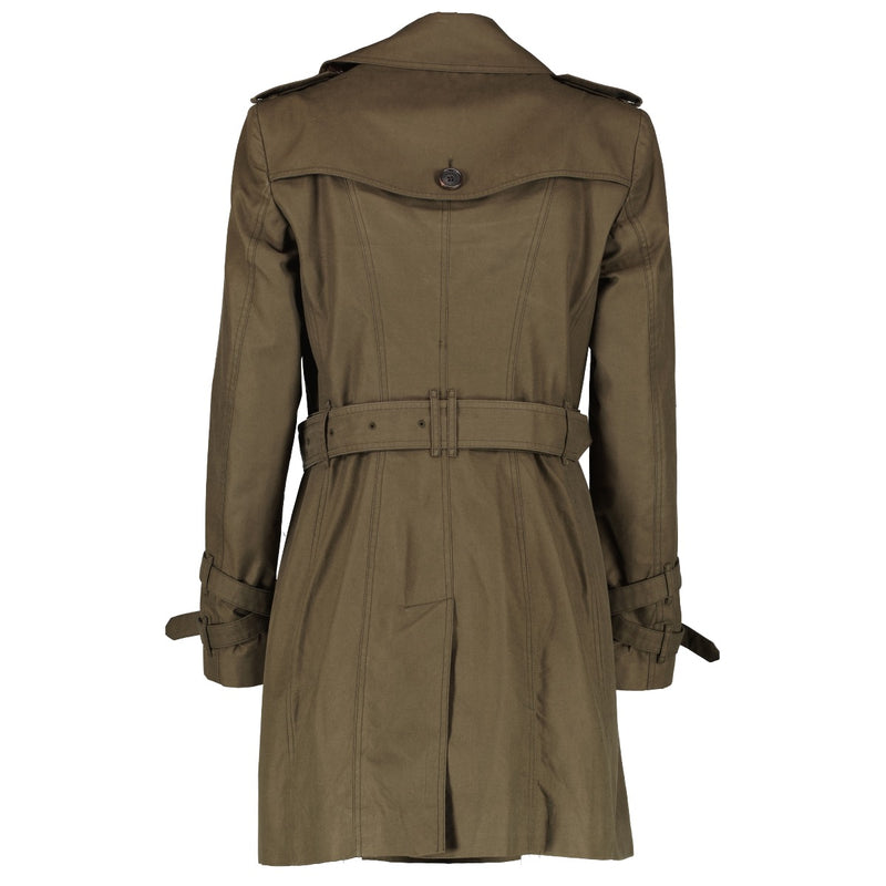 shop 100% authentic second hand Burberry Khaki Trench Coat - Size 42 IT on Labellov.com
