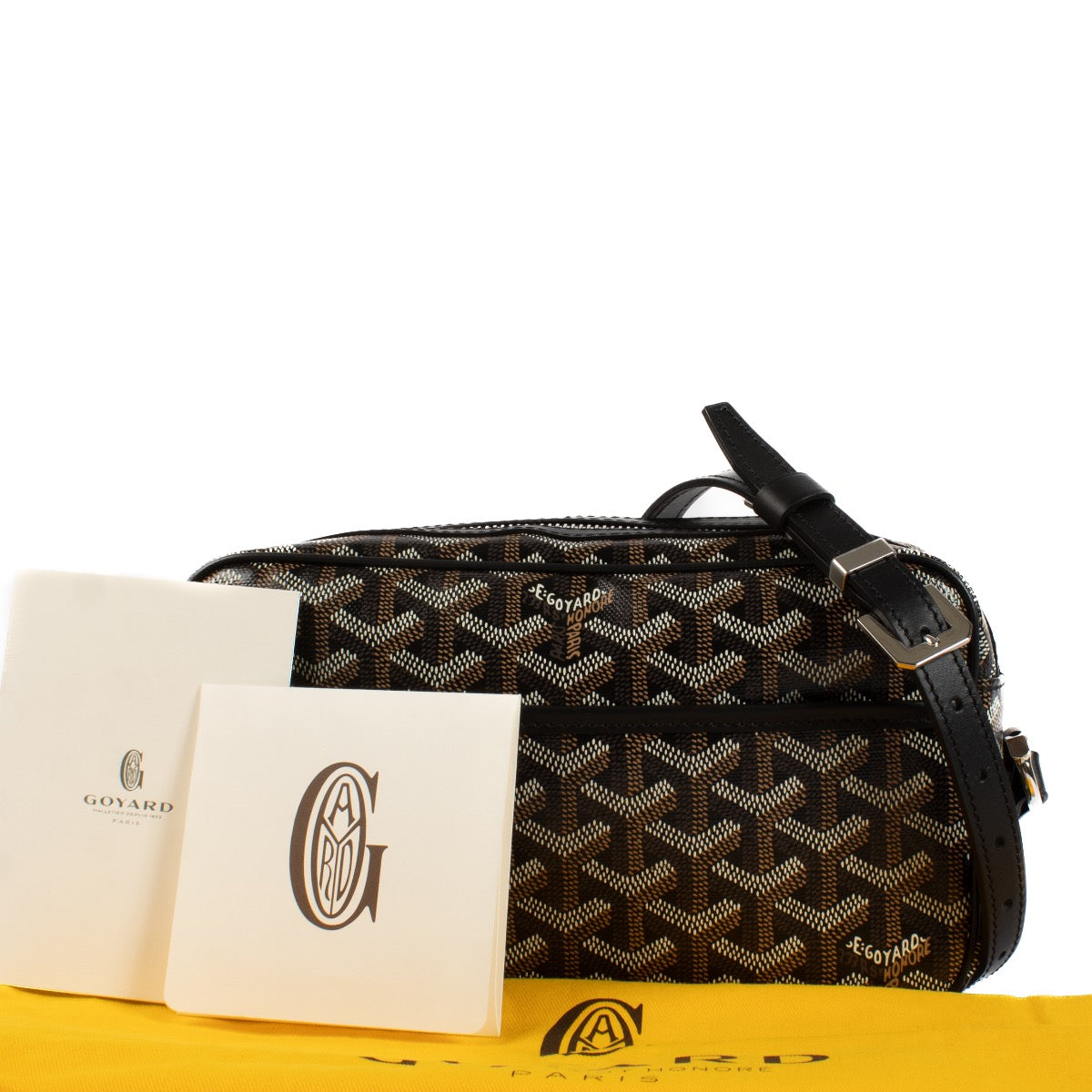 shop 100% authentic second hand Goyard Black Cap Vert PM Bag on Labellov.com