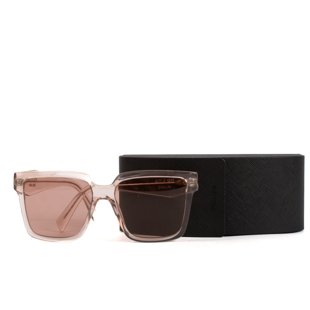 Prada Pink Acetate Frame Sunglasses for the best price at Labellov secondhand luxury in Antwerp and Knokke