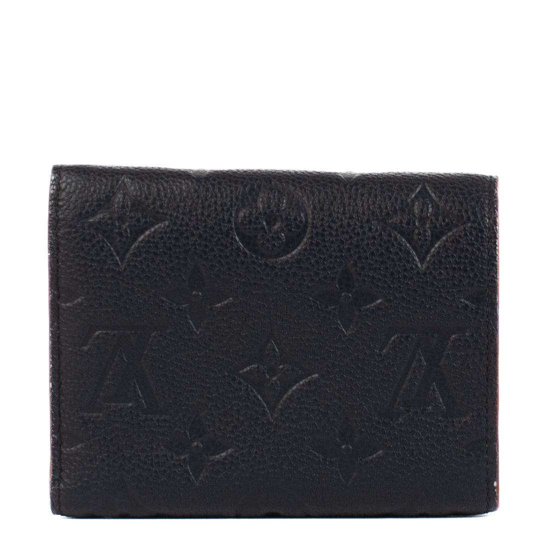 Portefeuille Victorine Louis Vuitton en cuir Monogram Empreinte bleu