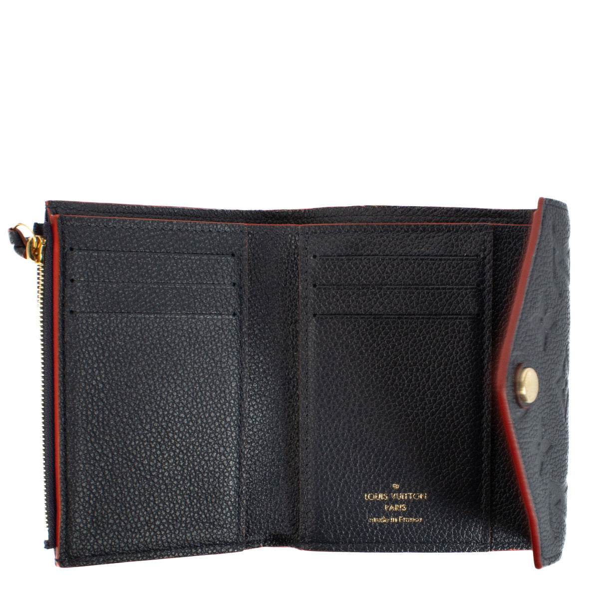 Louis Vuitton Blue Monogram Empreinte Victorine Wallet