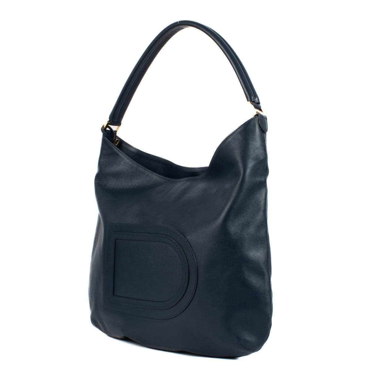 Shop 100% authentic Delvaux Bleu de Prusse Polo Louise GM Bag at Labellov.com.