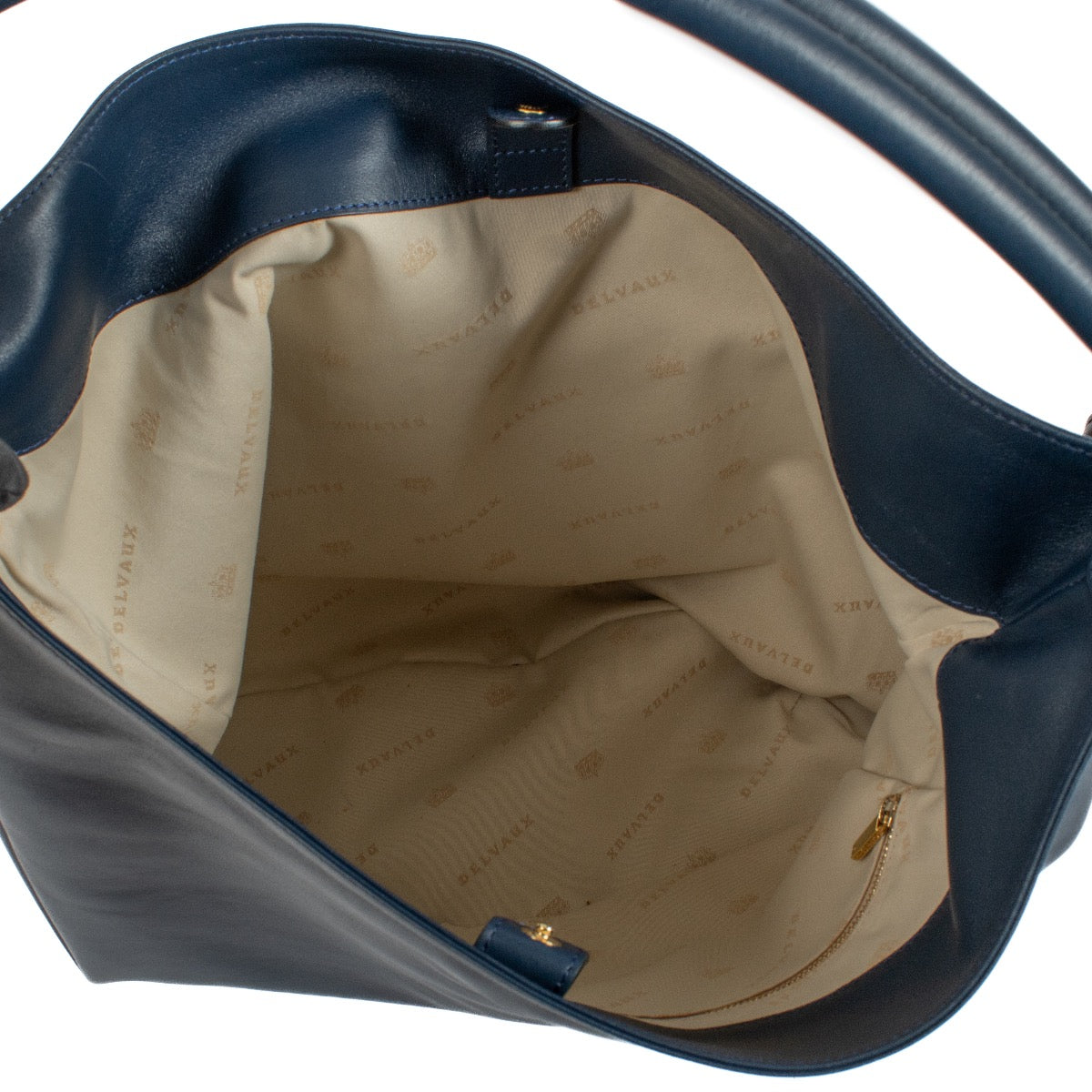 Shop 100% authentic Delvaux Bleu de Prusse Polo Louise GM Bag at Labellov.com.