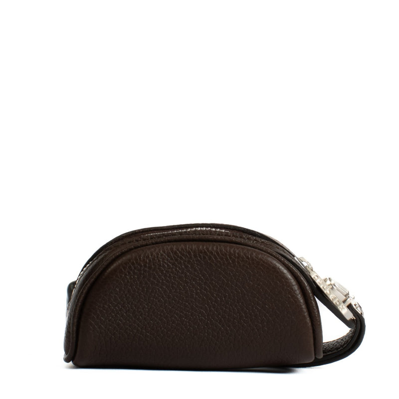 Delvaux Chocolat Trotteur Coquin Coin Purse