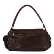 Shop 100% authentic Delvaux Chocolat Bridon Coquin Poches MM Bag at Labellov.com.