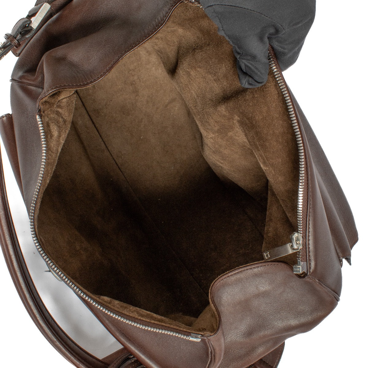 Shop 100% authentic Delvaux Chocolat Bridon Coquin Poches MM Bag at Labellov.com.