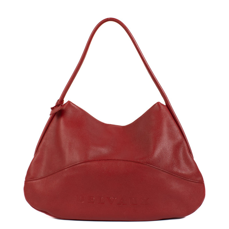 Shop 100% authentic Delvaux Rouge Baiser Trotteur Lagoon Bag at Labellov.com.
