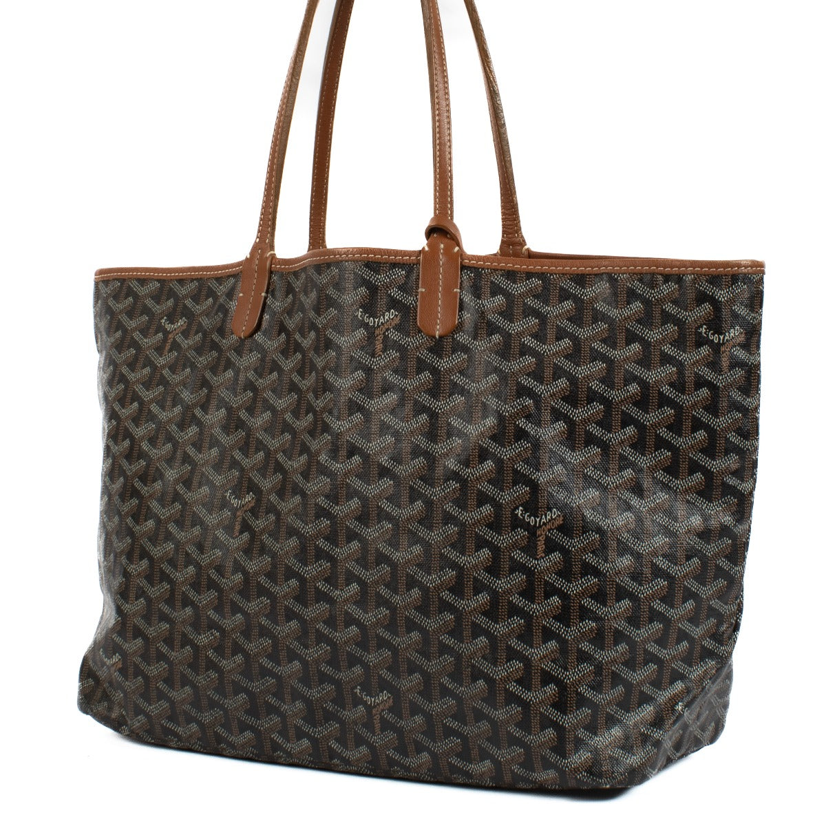 Shop safe online at Labellov in Antwerp, Brussels and Knokke this 100% authentic second hand Goyard Black/Tan Saint Louis PM Bag